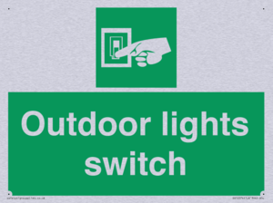 Outdoor lights switch